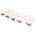 Roline ROLINE Kabelfuhrungsbugel 44x60mm grau 10 Stuck