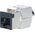 Intellinet Network Solutions INTELLINET Cat6a 10G Slimline Keystone-Modul STP werkzeuglos mit Rastclip f�r Massivdraht vergoldete Kontakte Metallgeh�use schwarz