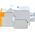 Intellinet Network Solutions INTELLINET Cat6a 10G Slimline Keystone-Modul STP werkzeuglos mit Rastclip f�r Massivdraht vergoldete Kontakte Metallgeh�use orange