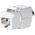 Intellinet Network Solutions INTELLINET Cat6a 10G Slimline Keystone-Modul STP werkzeuglos mit Rastclip f�r Massivdraht vergoldete Kontakte Metallgeh�use weiss