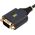 StarTech 1P6FFC-USB-SERIAL kabel równoległy Czarny 2 m USB Typu-A DB-9