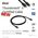 Club3D Kabel Thunderbolt 5, 80/120Gbps, Certifikovaný kabel, 1x 4K540Hz, 2x8K240Hz, PD 240W, 1m