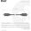 Club3D Kabel Thunderbolt 5, 80/120Gbps, Certifikovaný kabel, 1x 4K540Hz, 2x8K240Hz, PD 240W, 1m