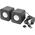 MANHATTAN Lautsprecher f�r PC und Laptop 2600 Series zwei verbundene Lautsprecher 1,4 m USB-Kabel USB-C/USB-A-Adapter schwarz/silber