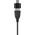 MANHATTAN Lautsprecher f�r PC und Laptop 2600 Series zwei verbundene Lautsprecher 1,4 m USB-Kabel USB-C/USB-A-Adapter schwarz/silber