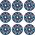 KRÄÅ»EK ÅCIERNY FOLIA EXPERT O780 150MM 9PC