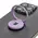 Bizon Accessories Ring Turtle universal light purple