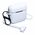 3MK Silicon Case Apple AirPods 3 + carabiner white