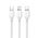 XO cable NB103 3in1 USB - Lightning + USB-C + microUSB 1,0 m 2,1A white 6920680862696