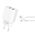 XO wall charger CE02C 2x USB 2,1A white + Lightning cable 6920680808281
