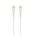 WIWU cable YQ02 USB-C - USB-C 100W 1,2m white 6976195096491