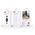 XO wireless inductive watch charger QI CX026 USB+USB-C 2,5W white 6920680856572