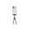 Devia cable lanyard 2in1 PD USB-C - Lightning 0,3 m 27W black 6942297112100