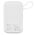 Baseus Qpow Digital Display powerbank with fast charging 10000mAh 22.5W QC/PD/SCP/FCP with built-in USB-C cable white