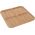 Excellent Houseware Talerz drewniany BAMBUSOWY dzielony kwadratowy taca patera 30x30 cm