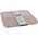 Excellent Houseware Talerz drewniany BAMBUSOWY dzielony kwadratowy taca patera 30x30 cm