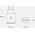 Ładowarka Baseus CCXJ-E02 2x USB-A 1x USB-C 3 A (BSU2896WHT)