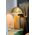 Atmosphera Lampa stołowa złota CHAMPI, grzybek, wys. 50 cm