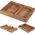 Home Styling Collection Zestaw tac dekoracyjnych TEAK, 3 elementy