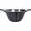 Home Styling Collection Durszlak metalowy ze stali nierdzewnej, wygodne uchwyty, Ø 22 cm