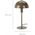 Home Styling Collection Metalowa lampka na stół, grzybek, 18 x 36 cm