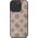 Guess Guess GUHMP16XPGPYSW iPhone 16 Pro Max 6.9" brązowy/brown hardcase Peony Script MagSafe