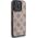 Guess Guess GUHMP16XPGPYSW iPhone 16 Pro Max 6.9" brązowy/brown hardcase Peony Script MagSafe