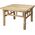 Ambiance Niski stolik kawowy z bambusa, 57 x 57 x 38 cm