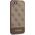 Guess Guess 4G Bottom Stripe Collection - Etui iPhone SE 2020 / 8 / 7 (brązowy) uniwersalny