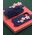 Kingxbar Kingxbar Sweet Series żelowe etui ozdobione oryginalnymi Kryształami Swarovskiego z podstawką iPhone 12 mini niebieski uniwersalny