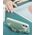 Kingxbar Kingxbar Sweet Series żelowe etui ozdobione oryginalnymi Kryształami Swarovskiego z podstawką iPhone 12 mini niebieski uniwersalny