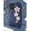 Kingxbar Kingxbar Sweet Series żelowe etui ozdobione oryginalnymi Kryształami Swarovskiego z podstawką iPhone 12 Pro / iPhone 12 niebieski uniwersalny