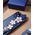 Kingxbar Kingxbar Sweet Series żelowe etui ozdobione oryginalnymi Kryształami Swarovskiego z podstawką iPhone 12 Pro / iPhone 12 niebieski uniwersalny