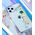 Kingxbar Kingxbar Lucky Series etui ozdobione oryginalnymi Kryształami Swarovskiego iPhone 12 mini przezroczysty (Clover) uniwersalny