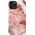 Kingxbar Kingxbar Agate Series eleganckie etui pokrowiec z nadrukiem agat iPhone 12 mini czerwony uniwersalny