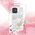 Kingxbar Kingxbar Agate Series eleganckie etui pokrowiec z nadrukiem agat iPhone 12 mini czerwony uniwersalny