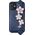 Kingxbar Kingxbar Sweet Series żelowe etui ozdobione oryginalnymi Kryształami Swarovskiego z podstawką iPhone 12 Pro Max niebieski