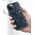 Nillkin Nillkin Aoge Leather Case elastyczne pancerne etui z prawdziwej skóry z kieszonką iPhone 12 mini czarny