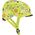 Globber Kask dziecięcy Globber Elite Lights 507-106 Lime Green-Flower Uniwersalny