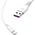 Kabel USB Dudao USB-A - USB-C 2 m Biały (6970379614785)