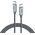 Kabel USB Choetech USB-C - USB-C 1.8 m Srebrny (6971824973099)
