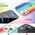 Kingxbar Kingxbar Ombre etui pokrowiec iPhone 12 Pro Max wielokolorowy