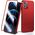 Joyroom Joyroom 360 Full Case etui pokrowiec do iPhone 13 Pro Max obudowa na tył i przód + szkło hartowane czerwony (JR-BP928 red)