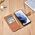 iCarer iCarer Haitang Leather Wallet Case skórzane etui do Samsung Galaxy S22+ (S22 Plus) portfel obudowa pokrowiec brązowy (AKSM05BN)