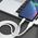 Kabel USB Dudao USB-A - USB-C 1 m Biały (6973687243388)