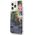 Guess Guess GUHCP13XLFLSB iPhone 13 Pro Max 6,7" niebieski/blue hardcase Flower Liquid Glitter