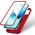 Joyroom Joyroom 360 Full Case etui pokrowiec do iPhone 13 obudowa na tył i przód + szkło hartowane czerwony (JR-BP927 red)
