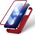 Joyroom Joyroom 360 Full Case etui pokrowiec do iPhone 13 Pro obudowa na tył i przód + szkło hartowane czerwony (JR-BP935 red)