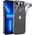Joyroom Joyroom 14Q Case etui do iPhone 14 Plus obudowa pokrowiec z metaliczną ramką czarny (JR-14Q3-black)