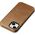 iCarer iCarer Oil Wax Premium Leather Case skórzane etui iPhone 14 magnetyczne z MagSafe brązowy (WMI14220701-TN)